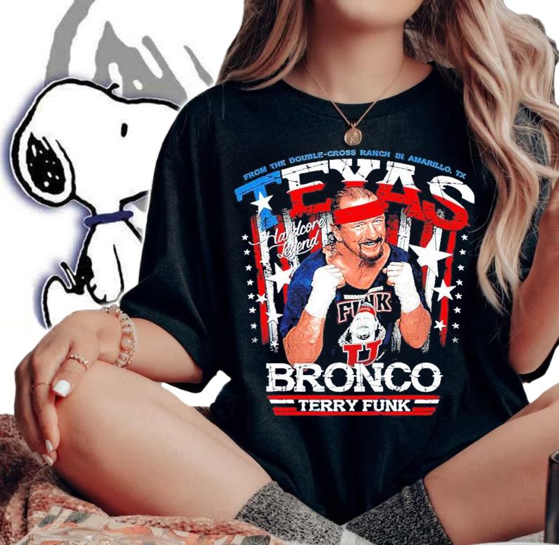 Terry Funk Texas Bronco Funk U Wrestling shirt woman shirt