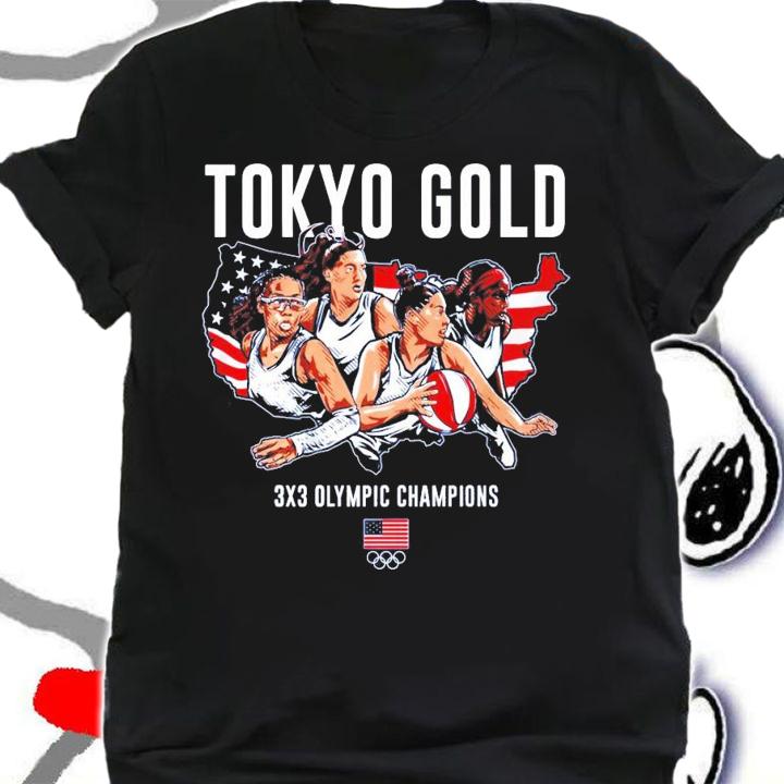 Tokyo Gold 3X3 Olympic Champions shirt shirt