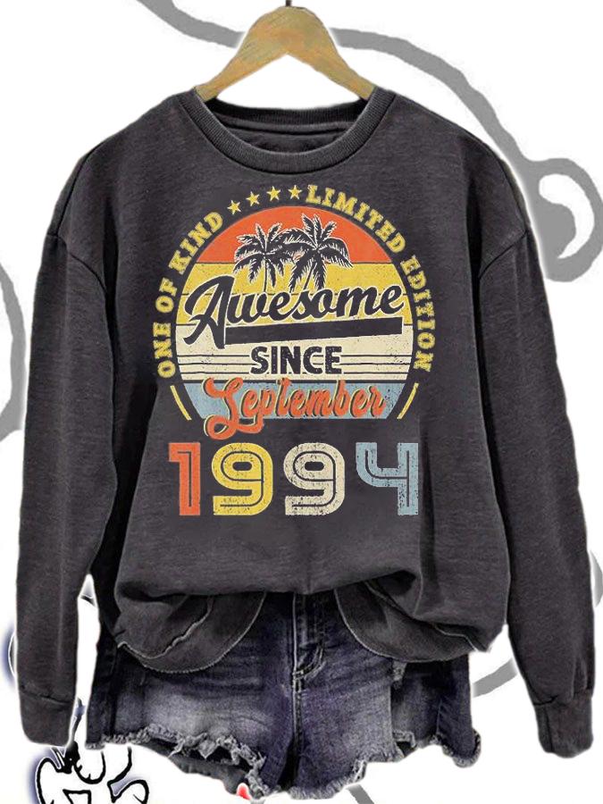 27Th Birthday Vintage September 1994 27 Years Old T-Shirt sweatshirt