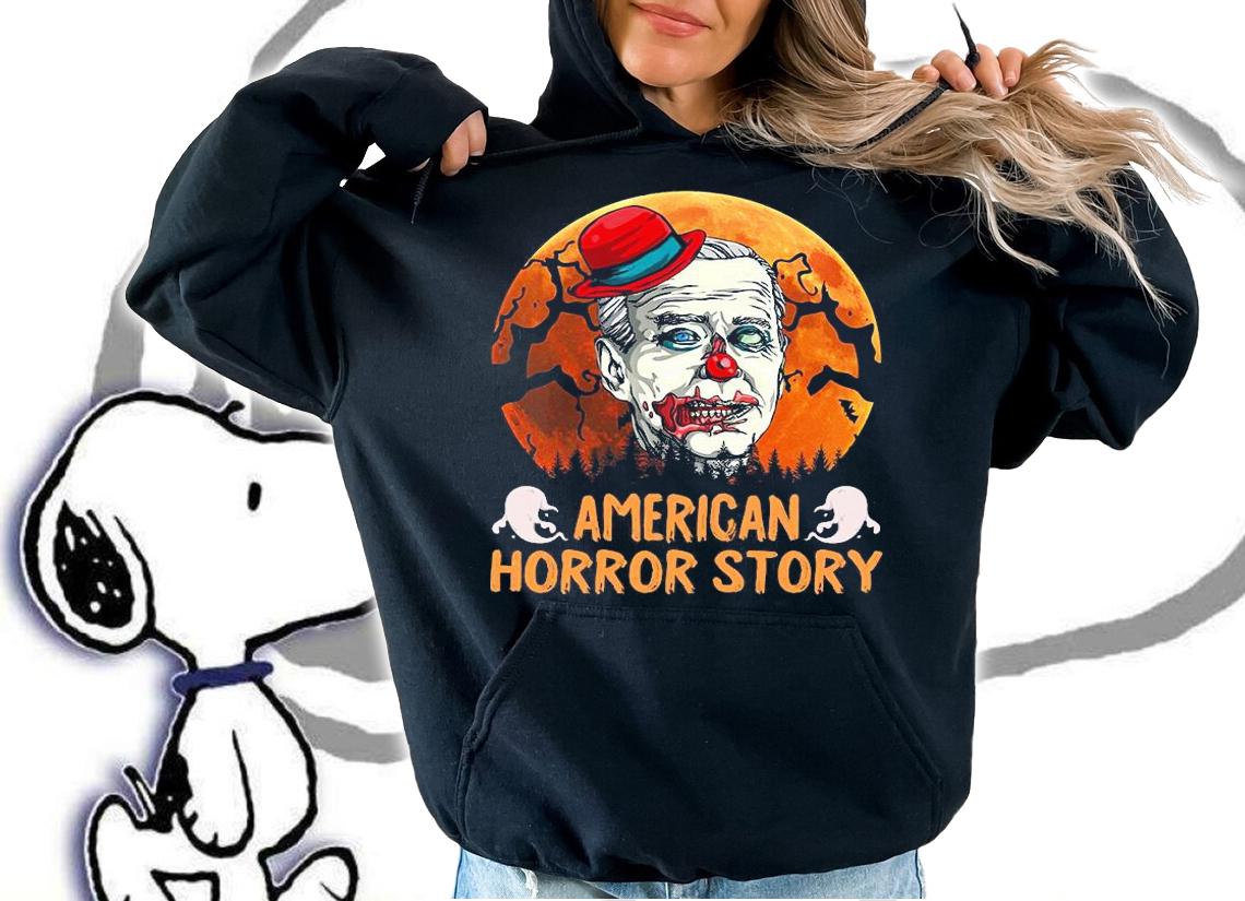 Joe Biden Horror American Clown Story Halloween shirt hoodie