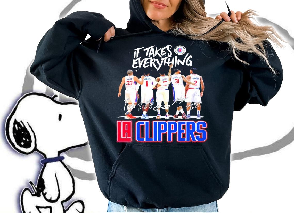 Los Angeles Clippers it takes everything signature shirt