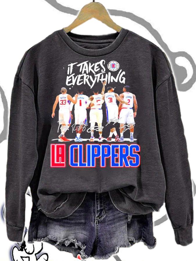 Los Angeles Clippers it takes everything signature shirt