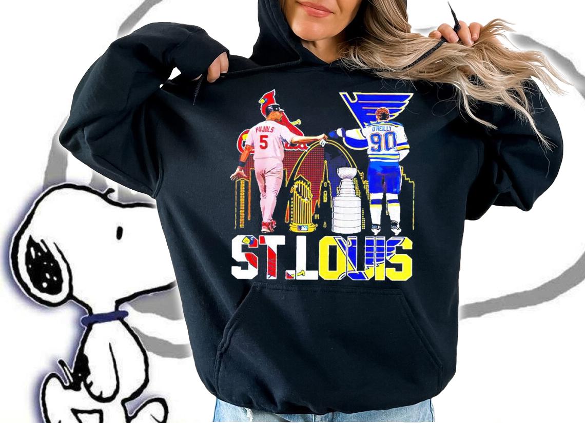Pujols 5 and Oreilly 90 ST Louis t-shirt hoodie