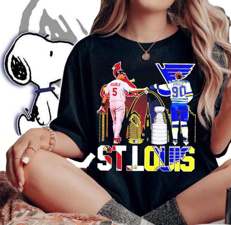 Pujols 5 and Oreilly 90 ST Louis t-shirt woman shirt