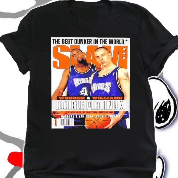SLAM the best dunker in the world Double Platinum Jason Williams shirt shirt