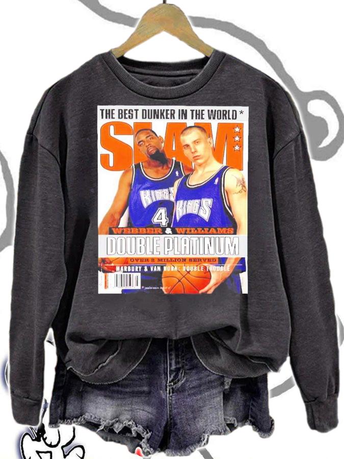 SLAM the best dunker in the world Double Platinum Jason Williams shirt sweatshirt