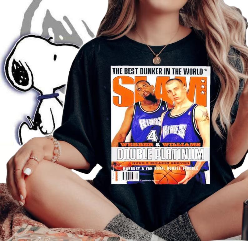 SLAM the best dunker in the world Double Platinum Jason Williams shirt woman shirt