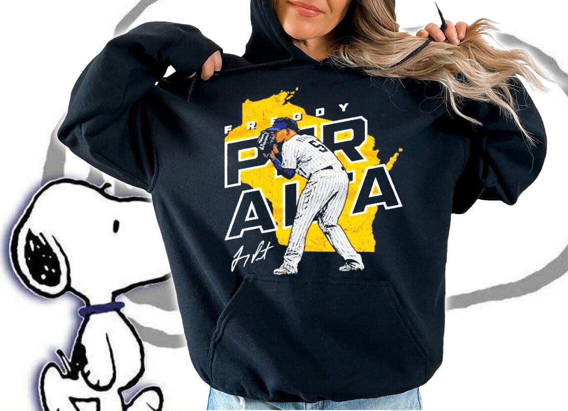 Freddy Peralta Milwaukee Baseball signature shirt hoodie