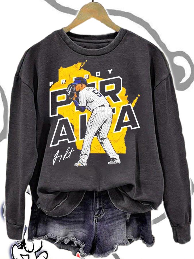 Freddy Peralta Milwaukee Baseball signature shirt sweatshirt