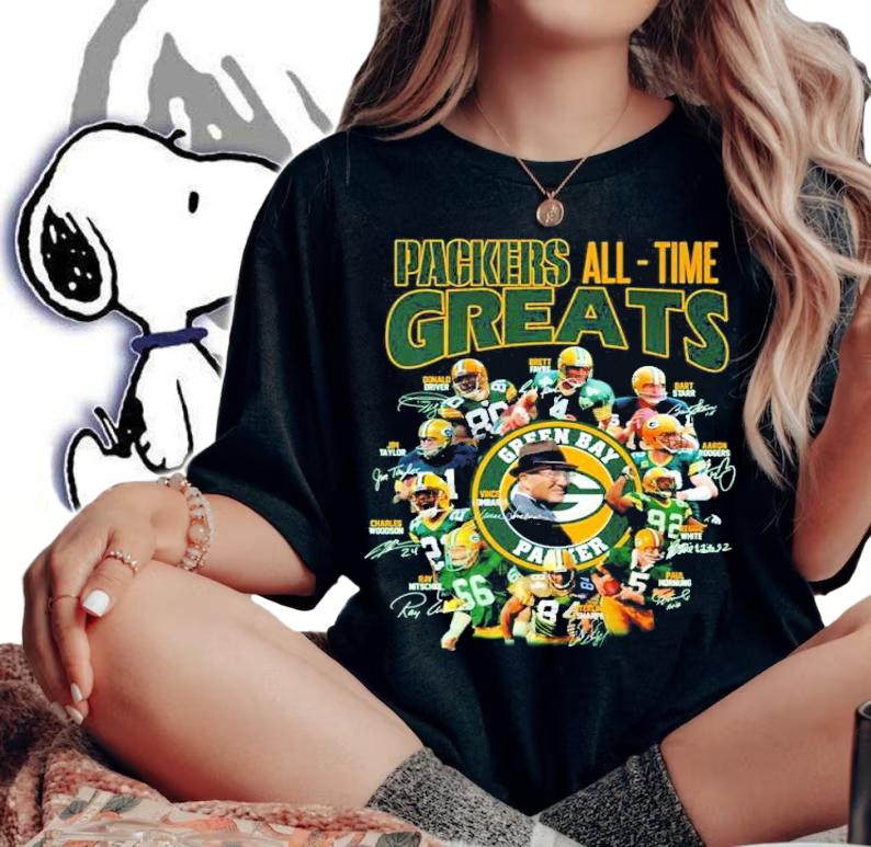 Packers all-time Greats Green Bay Packer shirt