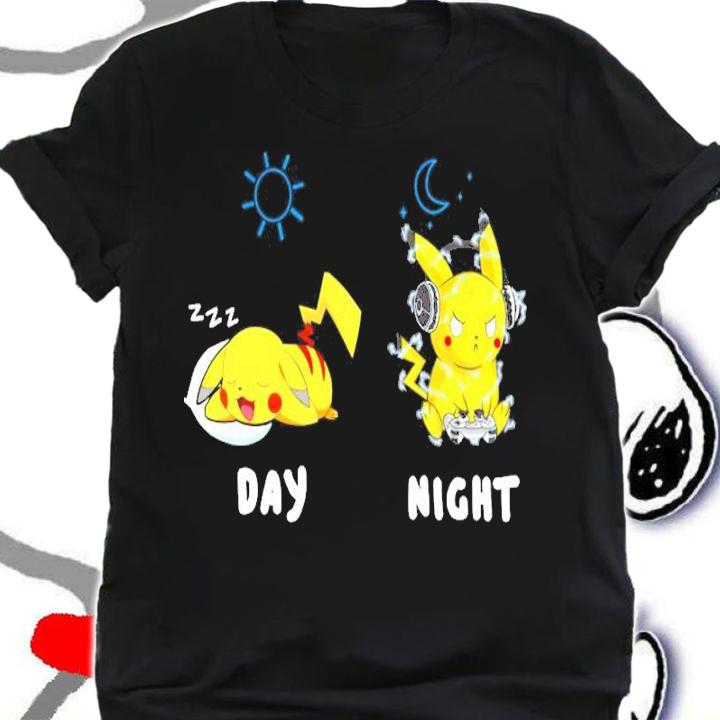 Pokemon Pikachu day night shirt shirt