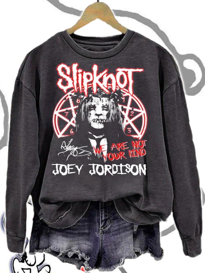 Slipknot we are not your kind Joey Jordison signature shirt sweatshirt