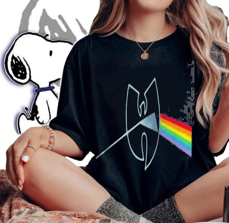 Wu-Tang Clan pink Floyd shirt woman shirt