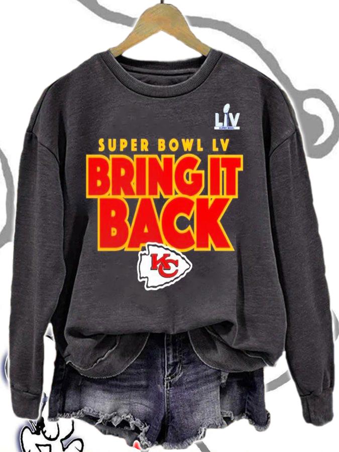 2020 Kansas City Chiefs Super Bowl LIV Bound bring it back t-shirt sweatshirt