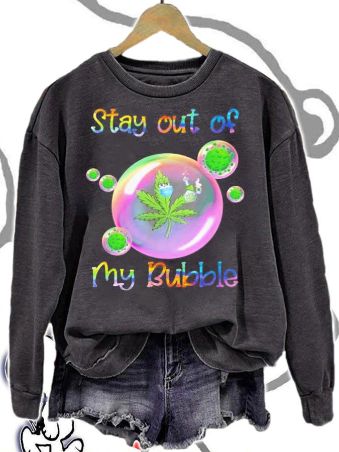 Cannabis Stay Out Of My Bubble Corona t-shirt