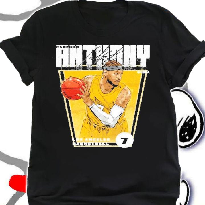 Carmelo Anthony Los Angeles Basketball signature shirt shirt