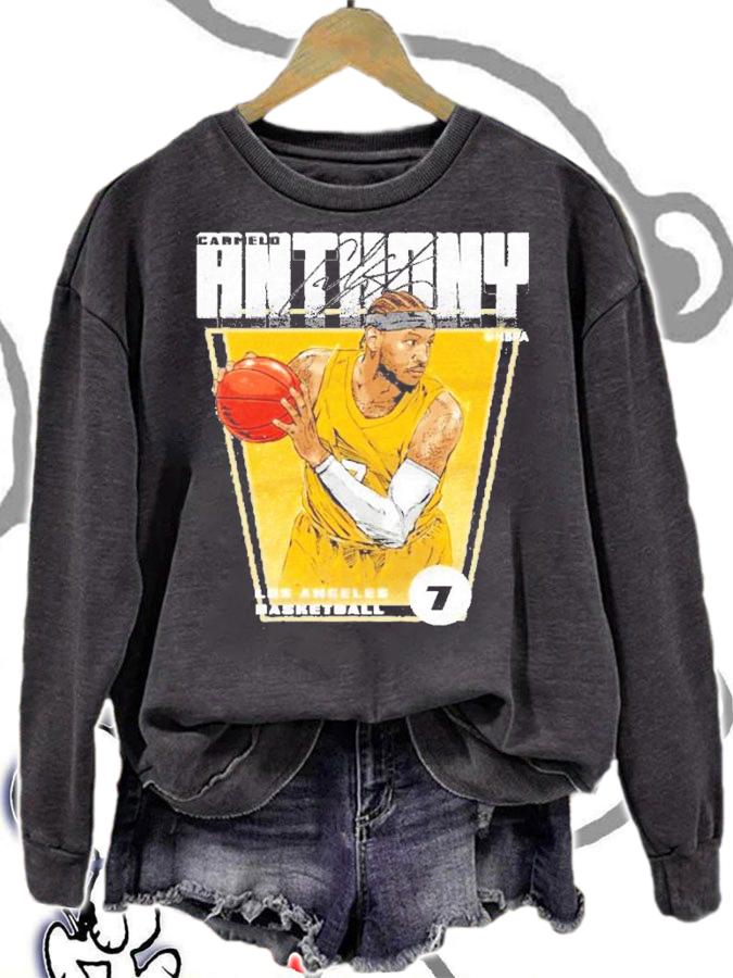 Carmelo Anthony Los Angeles Basketball signature shirt sweatshirt