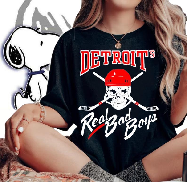 Detroit Real Bad Boys shirt woman shirt