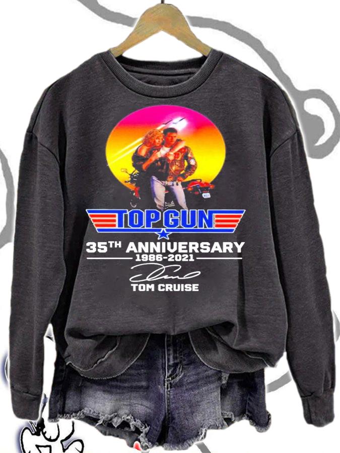 Top Gun 35th anniversary 1986-2021 Tom Cruise signature shirt