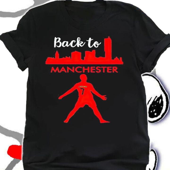 Back to Manchester United Ronaldo Football fans T-shirt