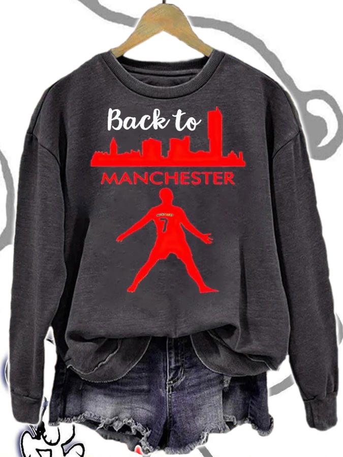 Back to Manchester United Ronaldo Football fans T-shirt