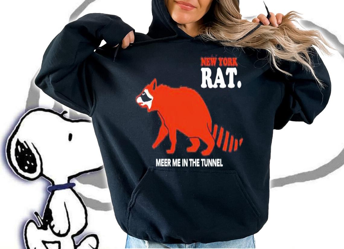 New York Raccoon rat meet in the tunnel shirt hoodie