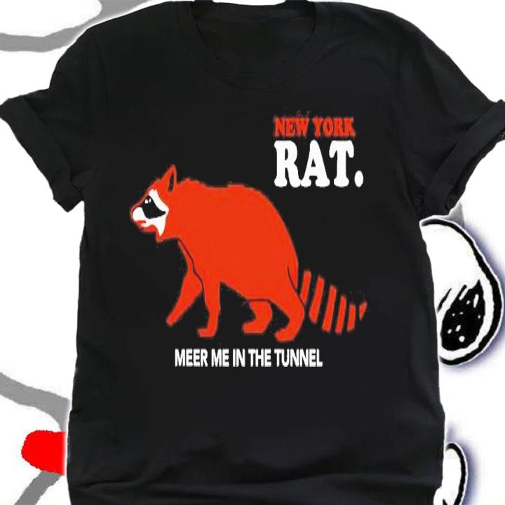 New York Raccoon rat meet in the tunnel shirt shirt