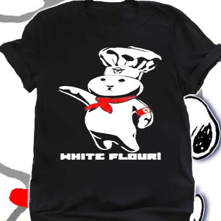 Dough boy white flour shirt shirt