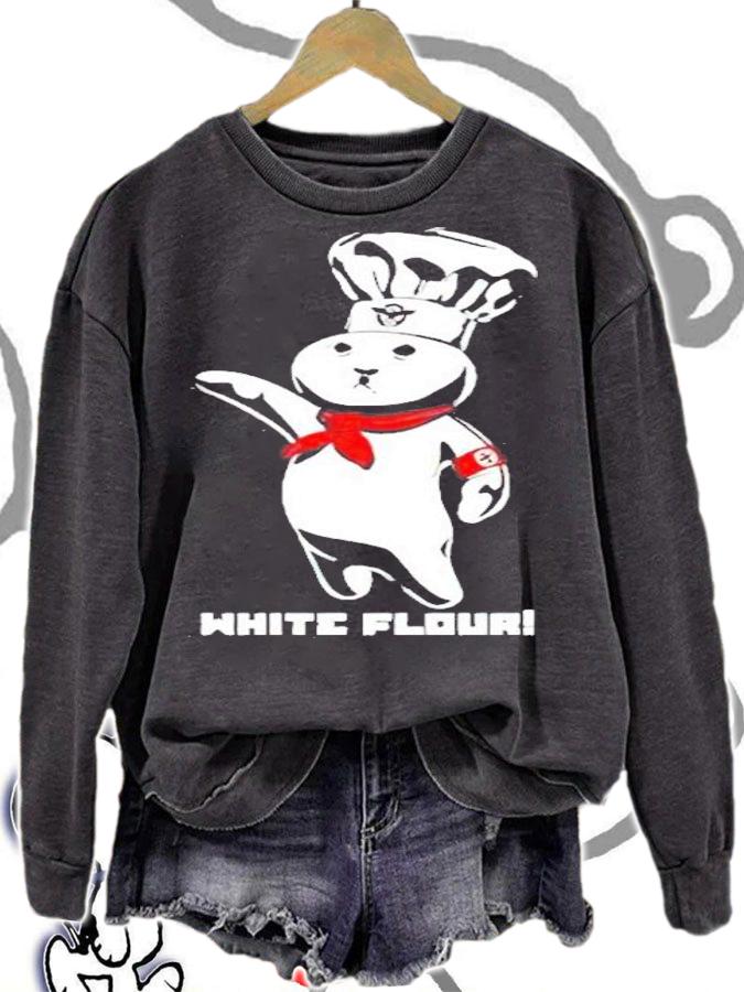 Dough boy white flour shirt sweatshirt