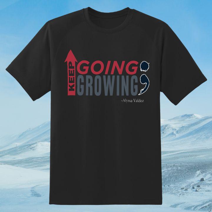 Alyssa Valdez Keep Going Growing Filipino Volleyball Player shirt