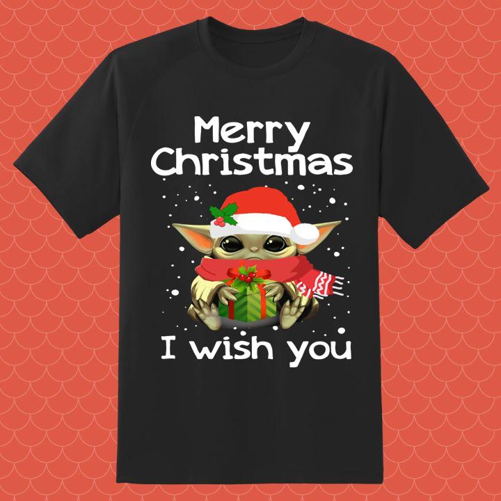 Baby Yoda Merry Christmas Shirt - Perfect Holiday Gift for Fans