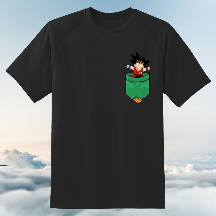 Buy Dragon Ball Z Son Goku Tiny Pocket T-Shirt - Perfect for Fans