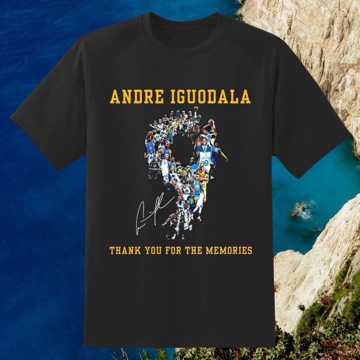 Andre Iguodala 9 Golden State Warriors Signature T-Shirt