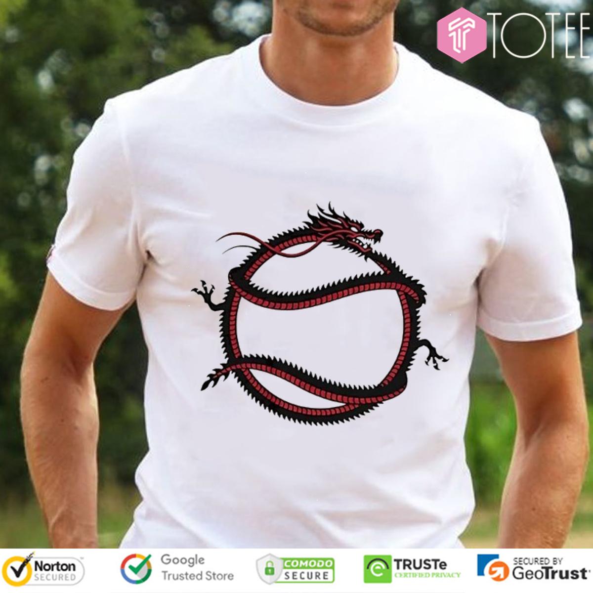 Funny Dragon x Softball T-Shirt