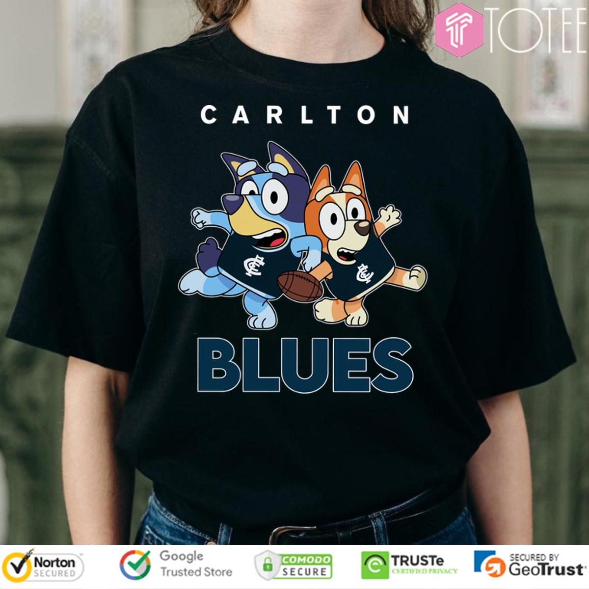 Carlton Blues Bluey And Bingo Shirt
