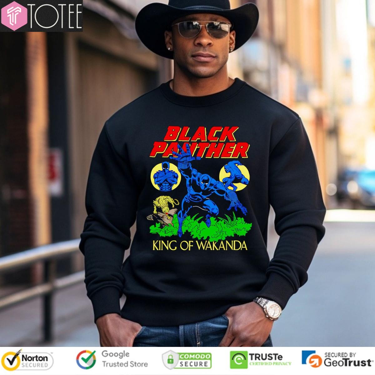 The King Of Wakanda Black Panther Marvel Comics Sweatshirt
