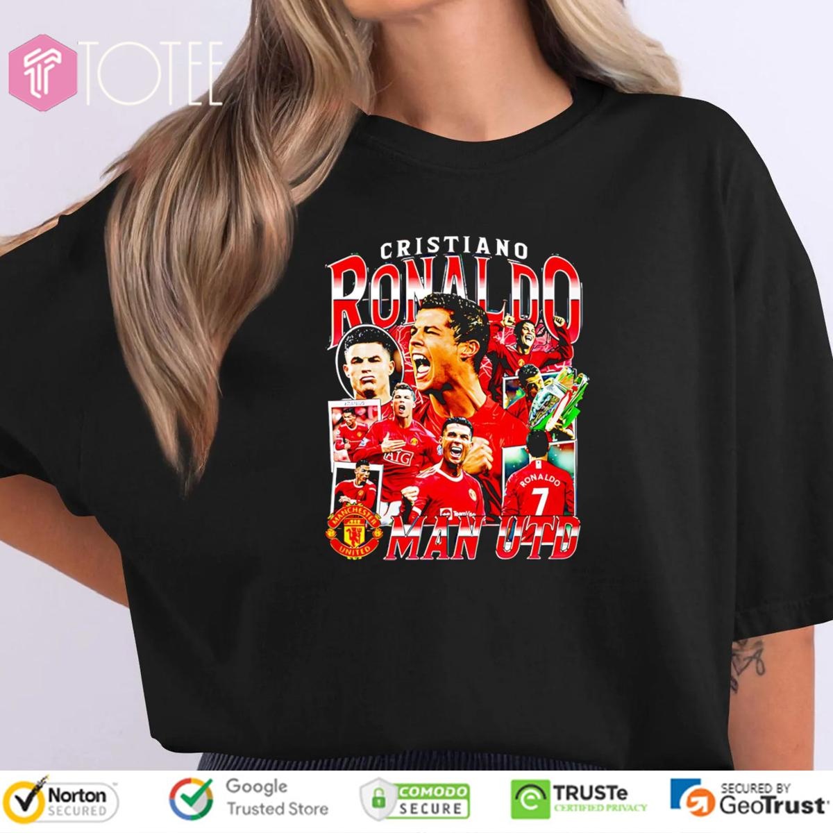 Speed Wearing A Cristiano Ronaldo Man Utd T-shirt