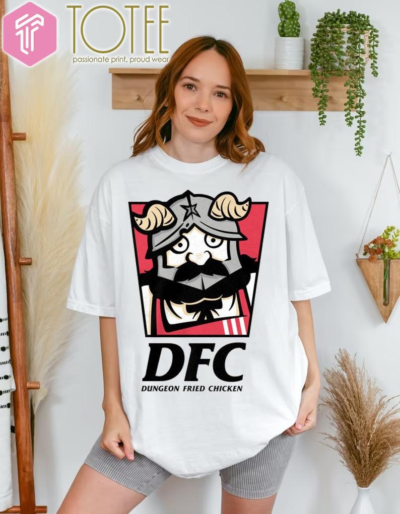 Dungeon Fried Chicken Kfc Logo Parody Shirt
