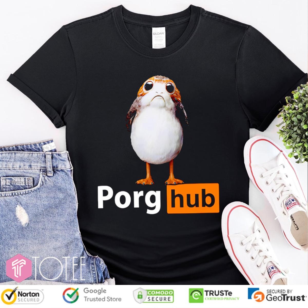 Porg Hub Parody Porg Wookieepedia Star Wars T-shirt