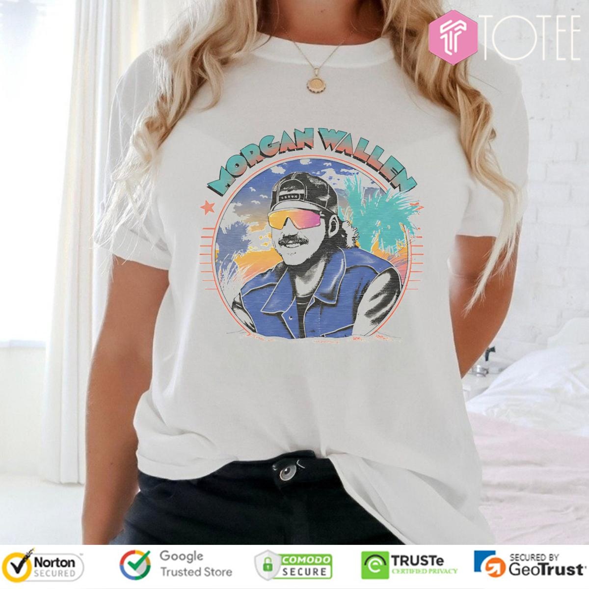 Morgan Wallen Shades Beach Retro T-shirt