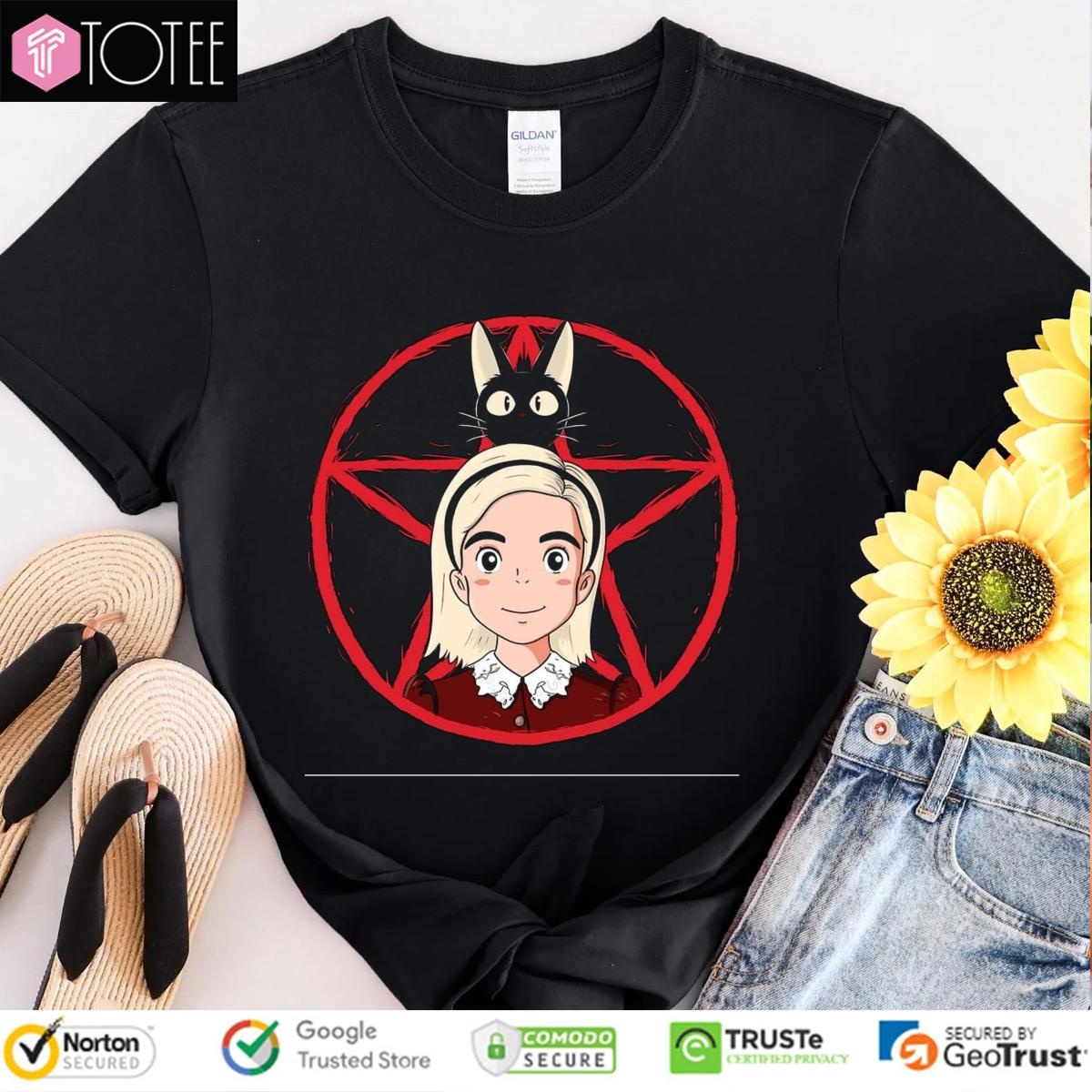 Sabrina And Salem Ver Anime T-shirt