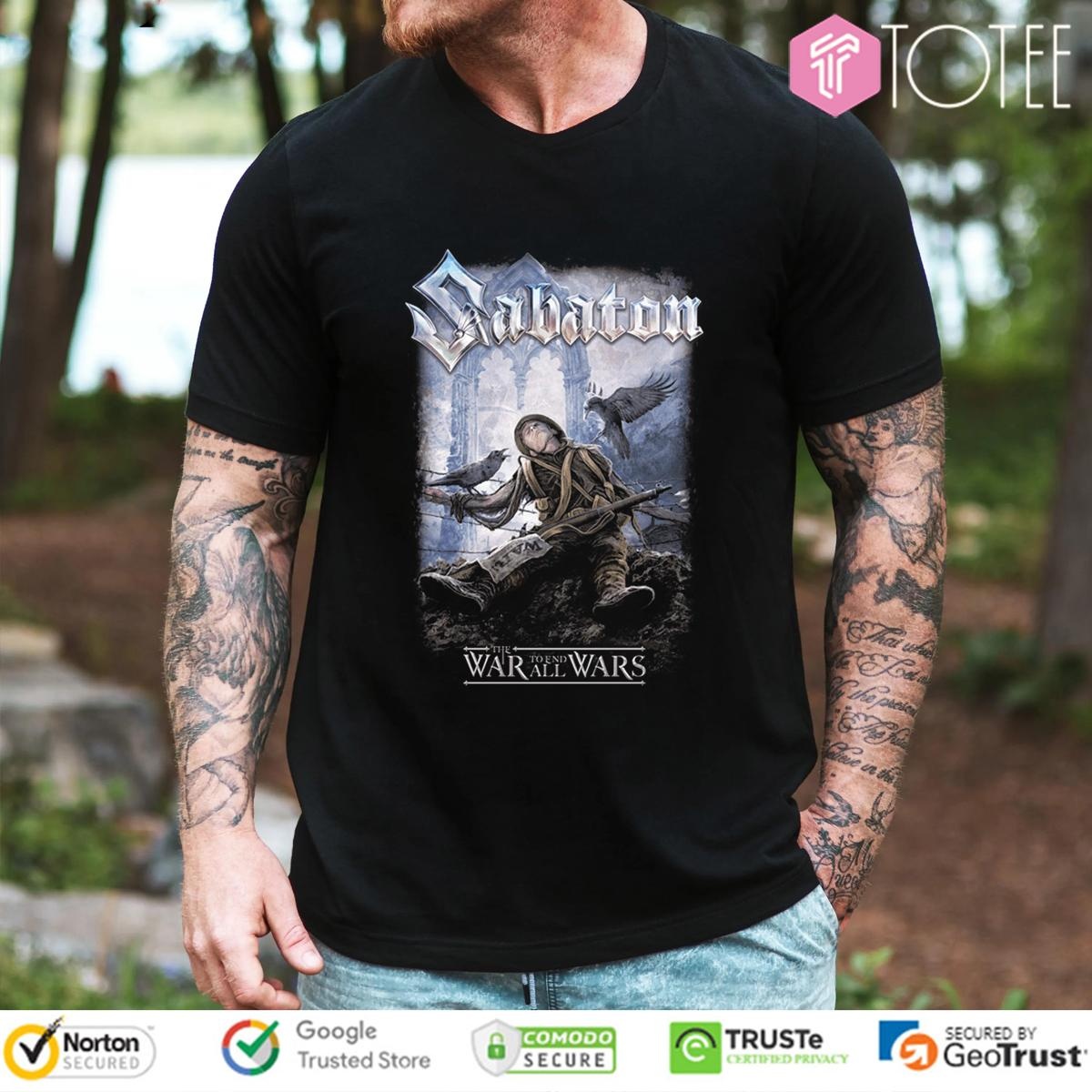 The War To End All Wars Sabaton Band T-shirt